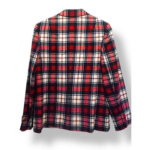 Pendleton Jacket Womens M Authentic Maclennan Scottish Tartan Plaid Wool Blazer - Picture 5 of 16